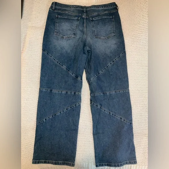 Kut from the Kloth Sienna High Rise Wide Leg With Panel - Picture 6 of 16